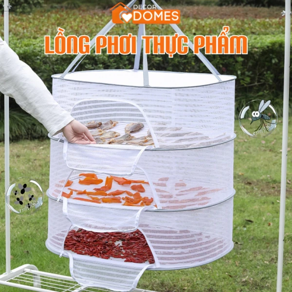 Giỏ phơi đa năng ba tầng không thực sự ngăn côn trùng như kỳ vọng – những chi tiết dễ bị bỏ qua - Ảnh 1 Giỏ phơi đa năng ba tầng không thực sự ngăn côn trùng như kỳ vọng – những chi tiết dễ bị bỏ qua - Ảnh 1