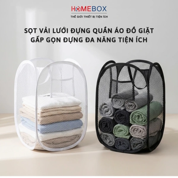 Giỏ vải đa năng cỡ lớn: Khi mong muốn gấp gọn lại nhưng lại chiếm nhiều góc nhà - Ảnh 1
