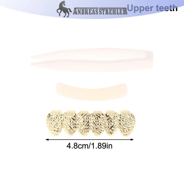 Trong số các lựa chọn trên thị trường, mẫu Onetimingfine Hip Hop Kim Loại Răng Grillz Vàng Bạc đang thu hút sự chú ý của những người yêu thích cosplay và phong cách hip‑hop. (Ảnh 3)