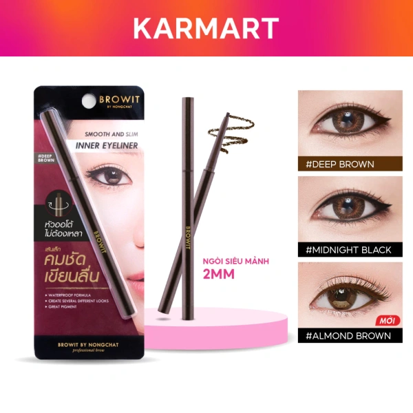 Kẻ viền mắt trong chống nước duy trì độ nét suốt ngày, nhưng lớp sáp nhẹ dễ bị nhòe sau giờ làm việc - Ảnh 1 Kẻ viền mắt trong chống nước duy trì độ nét suốt ngày, nhưng lớp sáp nhẹ dễ bị nhòe sau giờ làm việc - Ảnh 1