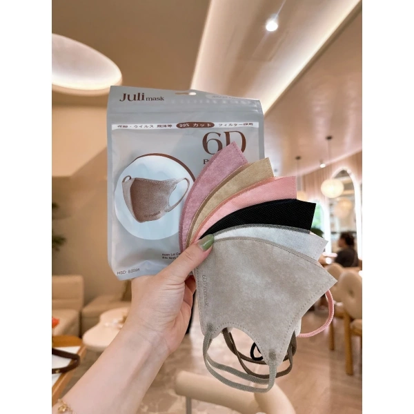 Nếu bạn đang cân nhắc mua khẩu trang JULI 6D Mix, hiện có chương trình “Mua 100 tặng 20” đang được áp dụng. (Ảnh 5)