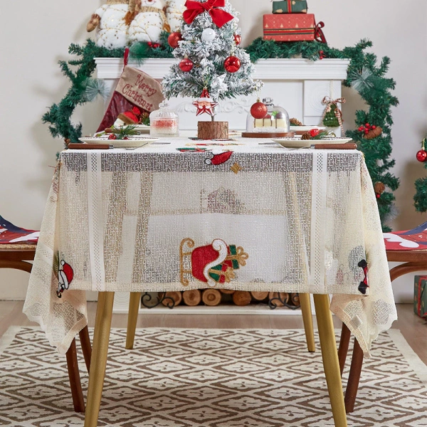 Với sáu kích thước tiêu chuẩn – 140×100, 140×140, 140×200, 140×240, 140×305 và 140×330 cm – người dùng có thể dễ dàng chọn lựa sao cho khít với từng loại bàn: bàn cà phê nhỏ, bàn ăn gia đình, hay thậm chí là bàn buffet rộng trong các tiệc hội. (Ảnh 3)