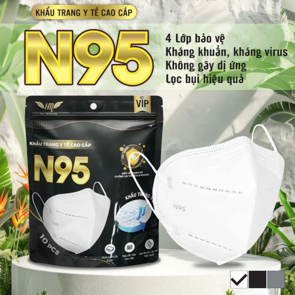 Khẩu trang N95 5 lớp kháng khuẩn: Khi cảm giác thoáng mát ban đầu nhanh chóng giảm sau vài giờ dưới nắng và bụi mịn - Ảnh 1