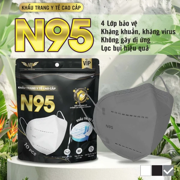 Theo thông số do nhà sản xuất công bố, khẩu trang N95 5 lớp này đạt tiêu chuẩn BFE, VFE, PFE ≥ 99%, nghĩa là khả năng ngăn chặn vi khuẩn (Bacterial Filtration Efficiency), virus (Viral Filtration Efficiency) và các hạt bụi (Particle Filtration Efficiency) đạt trên 99%. (Ảnh 2)