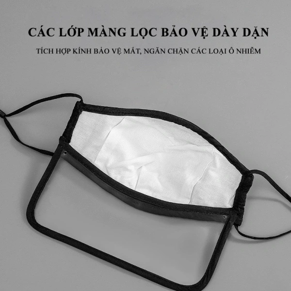 Khẩu trang nano có van thở thoáng nhưng khi kết hợp với kính rời trong ngày bụi, hơi thở lại cảm thấy ngột ngạt - Ảnh 5
