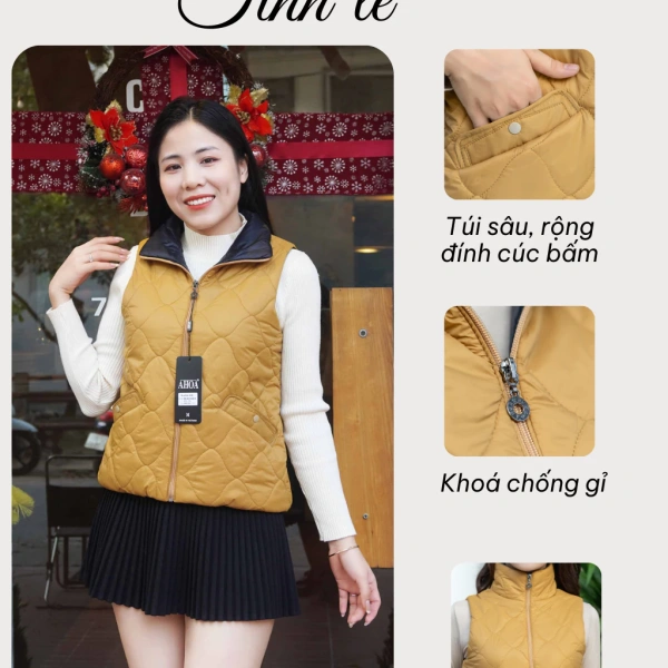 Không phải tất cả các mẫu áo phao đều có thiết kế cổ cao. (Ảnh 3)