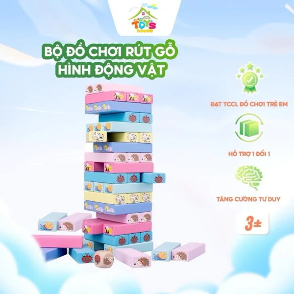 Khi bộ đồ chơi rút gỗ nhiều màu sắc thực sự gắn kết gia đình hơn mong đợi. - Ảnh 1