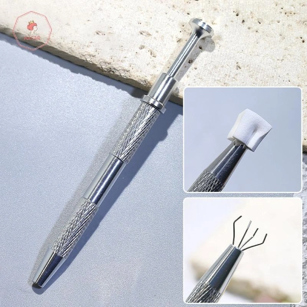 Sau khi dùng bọt biển để tạo lớp màu đầu tiên, nên để móng nghỉ 1‑2 phút cho màu khô một phần. (Ảnh 3) Sau khi dùng bọt biển để tạo lớp màu đầu tiên, nên để móng nghỉ 1‑2 phút cho màu khô một phần. (Ảnh 3)