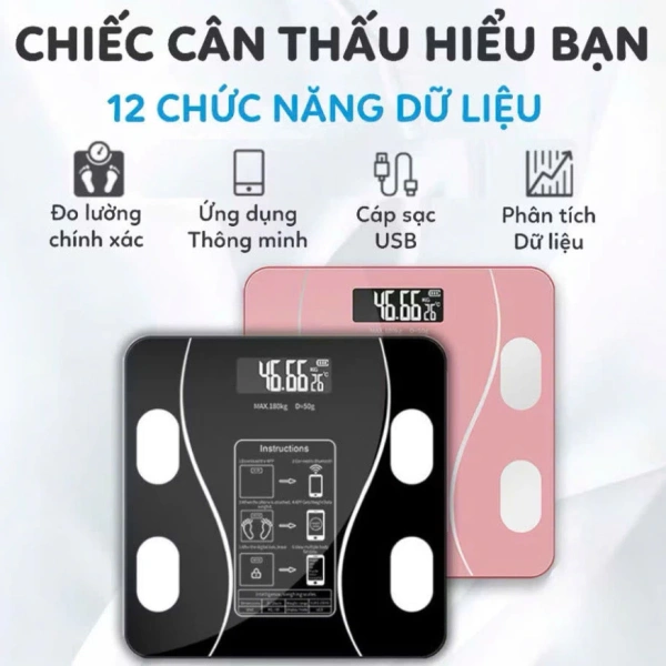 Một cân điện tử hiện đại thường sử dụng hai công nghệ chính: cảm biến tải trọng (load cell) để đo trọng lượng và công nghệ đo khúc xạ sinh học (BIA – Bioelectrical Impedance Analysis) để ước lượng các chỉ số như mỡ, cơ, nước và khối lượng xương. (Ảnh 2) Một cân điện tử hiện đại thường sử dụng hai công nghệ chính: cảm biến tải trọng (load cell) để đo trọng lượng và công nghệ đo khúc xạ sinh học (BIA – Bioelectrical Impedance Analysis) để ước lượng các chỉ số như mỡ, cơ, nước và khối lượng xương. (Ảnh 2)
