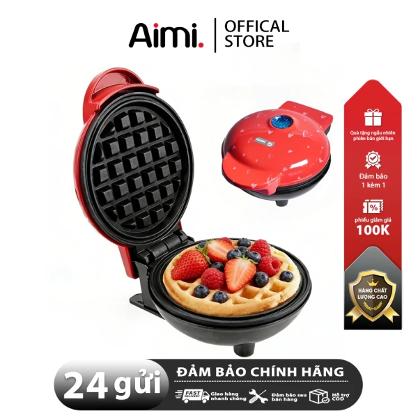 Khi chiếc máy làm bánh Waffle mini hình trái tim trở thành “phụ kiện” bất ngờ trong bữa tiệc Tết. - Ảnh 1 Khi chiếc máy làm bánh Waffle mini hình trái tim trở thành “phụ kiện” bất ngờ trong bữa tiệc Tết. - Ảnh 1