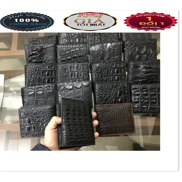 Trong thị trường, bạn sẽ bắt gặp cả da cá sấu thật và da sinh học (synthetic crocodile leather). (Ảnh 3)