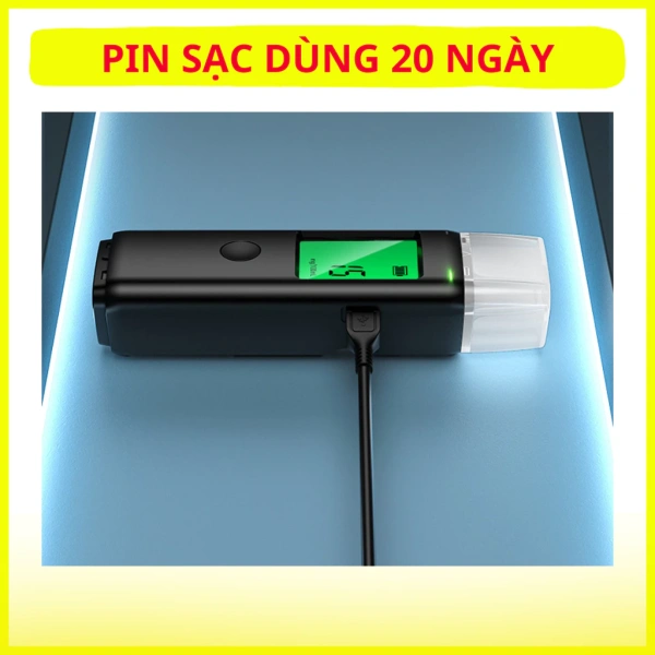 Hướng dẫn chuẩn cho máy đo nồng độ cồn không tiếp xúc thường nhắc: “thở sâu trong vòng 3‑4 giây và thổi vào đầu máy”. (Ảnh 3)