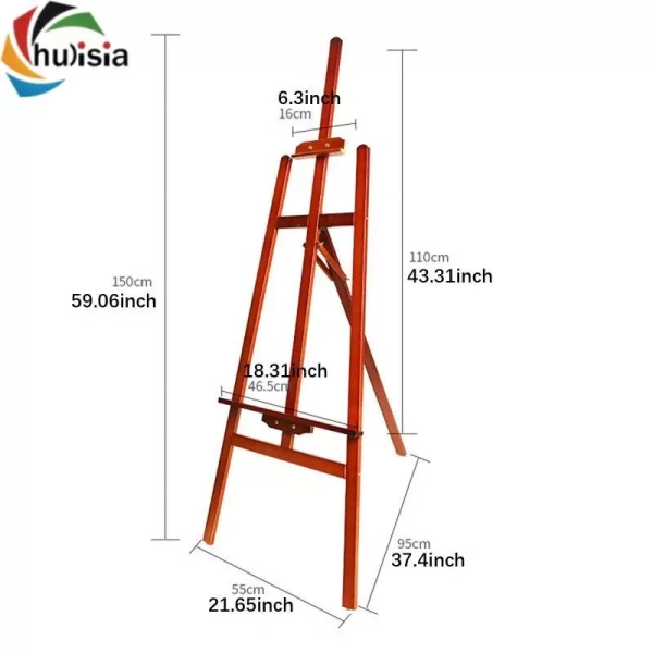 Khi giá đỡ gỗ có thể điều chỉnh chiều cao, quá trình vẽ tranh nghệ thuật trên sàn trở nên nhẹ nhàng và linh hoạt hơn. - Ảnh 5 Khi giá đỡ gỗ có thể điều chỉnh chiều cao, quá trình vẽ tranh nghệ thuật trên sàn trở nên nhẹ nhàng và linh hoạt hơn. - Ảnh 5