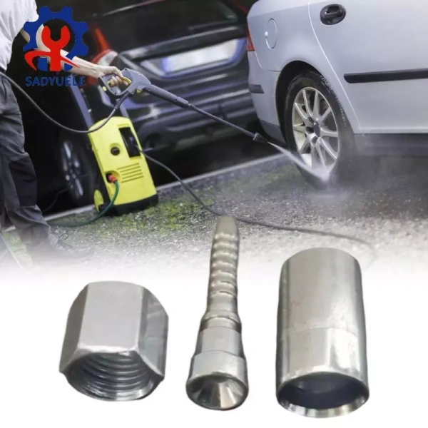 Khi kết nối nhanh vòi rửa áp lực cho xe, chi tiết khóa chặt bị bỏ qua thường dẫn đến rò rỉ sau vài ngày sử dụng - Ảnh 1