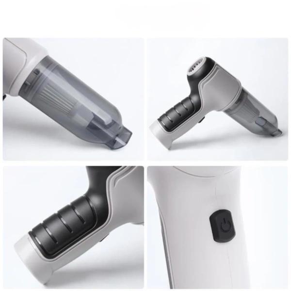 Khi máy hút bụi mini cầm tay không dây đạt lực hút 9000Pa, người dùng thường bất ngờ với thời gian sạc pin 4000mAh. - Ảnh 4