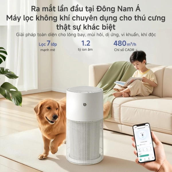 Máy lọc không khí thông thường có 3‑4 lớp lọc: lưới tiền lọc, lọc HEPA, và bộ lọc than hoạt tính. (Ảnh 2)