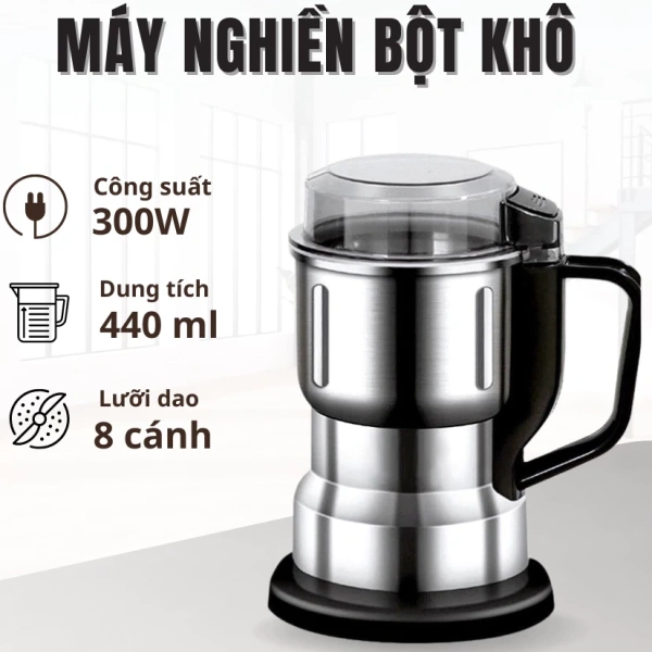 Phương pháp này không chỉ bảo vệ motor khỏi quá nhiệt mà còn cho phép hạt “động” tự nhiên trong cối, tạo điều kiện cho lưỡi dao tiếp xúc đều và cắt nhanh hơn. (Ảnh 4) Phương pháp này không chỉ bảo vệ motor khỏi quá nhiệt mà còn cho phép hạt “động” tự nhiên trong cối, tạo điều kiện cho lưỡi dao tiếp xúc đều và cắt nhanh hơn. (Ảnh 4)