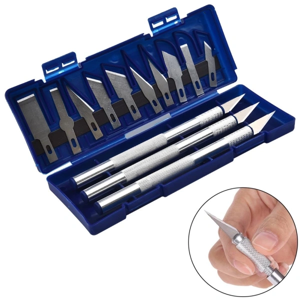 Trong thị trường hiện nay, một trong những lựa chọn được đánh giá cao bởi cộng đồng DIY và giáo dục là bộ [EHES] 13 CÁI dành cho Bộ dụng cụ cắt chính xác Dụng cụ khắc tay Exacto. (Ảnh 3)