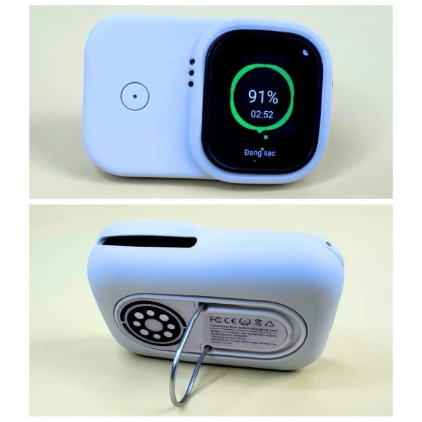 Đồng hồ Android Pro Max được thiết kế với màn hình lớn, cảm biến nhịp tim, GPS, và luôn luôn kết nối 4G/5G để nhận thông báo. (Ảnh 2)