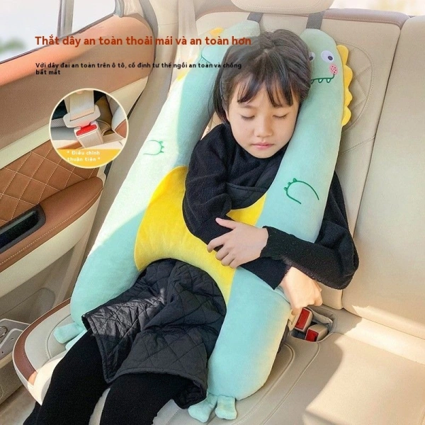 Thị trường hiện nay có nhiều lựa chọn, từ gối bông thông thường đến các mẫu đa chức năng tích hợp dây đai an toàn. (Ảnh 3) Thị trường hiện nay có nhiều lựa chọn, từ gối bông thông thường đến các mẫu đa chức năng tích hợp dây đai an toàn. (Ảnh 3)