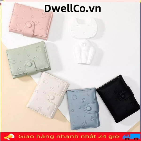 Khi túi tiền xu trong ví da PU ngắn chiếm ba lần dung tích dự tính, các ngăn thẻ dễ bị chật - Ảnh 1 Khi túi tiền xu trong ví da PU ngắn chiếm ba lần dung tích dự tính, các ngăn thẻ dễ bị chật - Ảnh 1