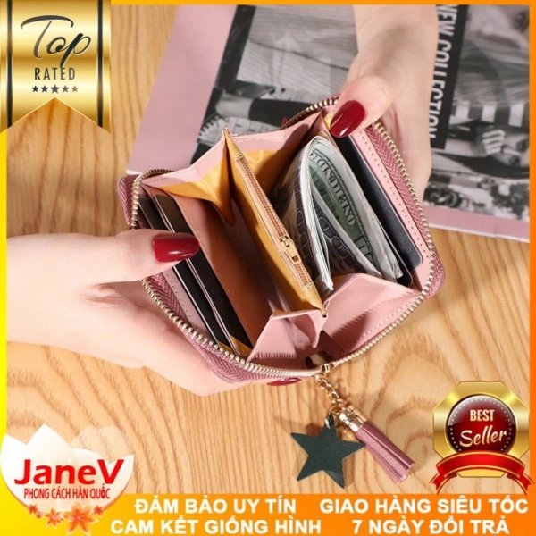 Khi ví mini nữ tính Hàn Quốc vừa xinh, nhưng thực tế không đủ chỗ cho thẻ ngân hàng và đồng tiền. - Ảnh 4 Khi ví mini nữ tính Hàn Quốc vừa xinh, nhưng thực tế không đủ chỗ cho thẻ ngân hàng và đồng tiền. - Ảnh 4