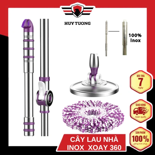 Khi vòng quay 360 độ của cây lau nhà inox khiến góc sạch khó hơn dự kiến - Ảnh 1