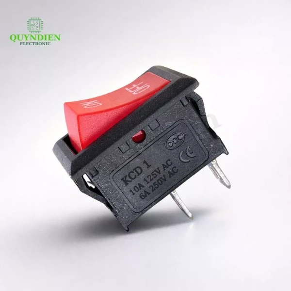 Đối với KCD1, thông số dòng điện là 6 A (250 VAC) hoặc 10 A (125 VAC). (Ảnh 2) Đối với KCD1, thông số dòng điện là 6 A (250 VAC) hoặc 10 A (125 VAC). (Ảnh 2)