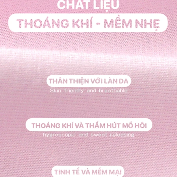 Cotton là sợi tự nhiên, không gây dị ứng và cho phép “thở hút” tốt. (Ảnh 3)