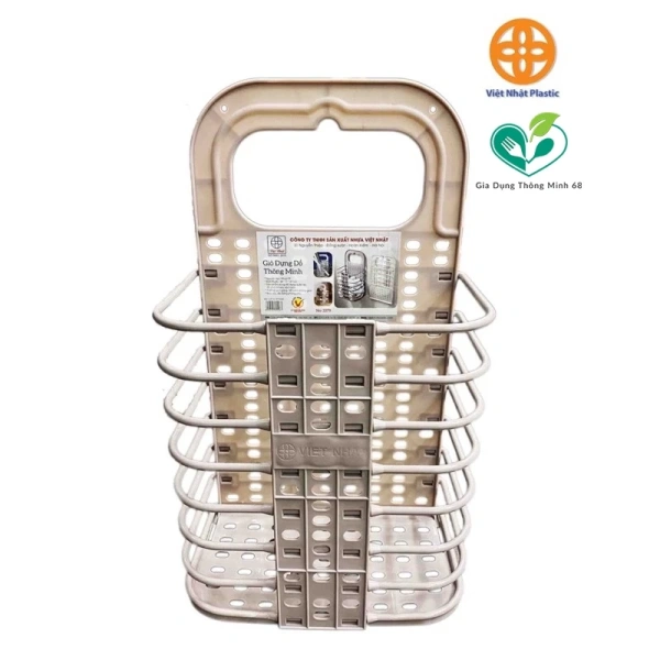 Không gian chật hẹp khiến người ta nhận ra tầm quan trọng của giỏ đựng đồ gấp gọn thông minh Việt Nhật. - Ảnh 4