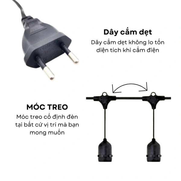 Với nhu cầu trang trí sân vườn và quán cà phê, lựa chọn một sản phẩm sử dụng chip CCT và vỏ nhựa PC chịu được tác động thời tiết là lựa chọn cân bằng tốt nhất giữa chi phí và độ bền. (Ảnh 3)