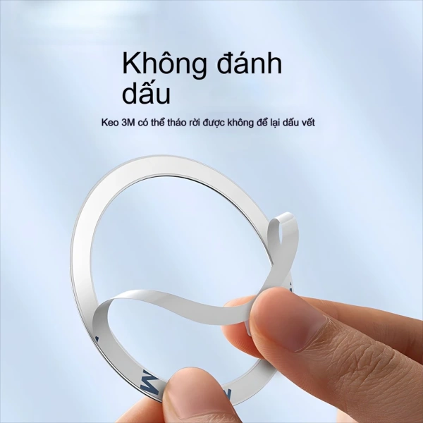 Một lựa chọn vừa đơn giản, vừa hiệu quả hiện đang thu hút nhiều người dùng là vòng kim loại hỗ trợ sạc từ Baseus. (Ảnh 3)