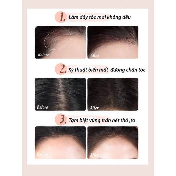 Lớp phủ nhanh của phấn che khuyết điểm tóc không đồng nghĩa với độ bám lâu suốt ngày - Ảnh 4 Lớp phủ nhanh của phấn che khuyết điểm tóc không đồng nghĩa với độ bám lâu suốt ngày - Ảnh 4