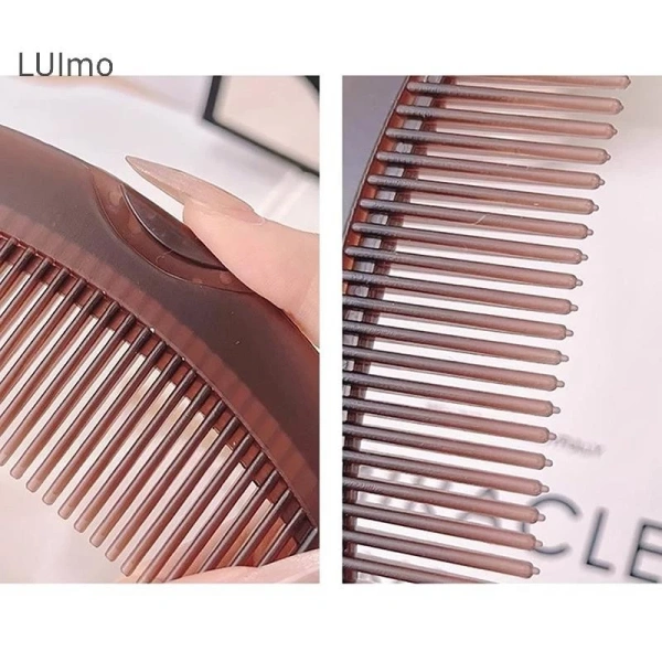 Kim loại cung cấp độ cứng cáp, giúp xé rối tóc cứng, nhưng có thể gây khó chịu khi kéo qua da đầu nếu không được phủ lớp silicone. (Ảnh 3)