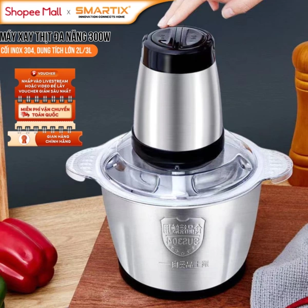 Lưỡi dao kép chữ S cho độ mịn tuyệt vời, nhưng việc vệ sinh cối inox 304 2‑L lại khiến nhiều gia đình bất ngờ. - Ảnh 1 Lưỡi dao kép chữ S cho độ mịn tuyệt vời, nhưng việc vệ sinh cối inox 304 2‑L lại khiến nhiều gia đình bất ngờ. - Ảnh 1