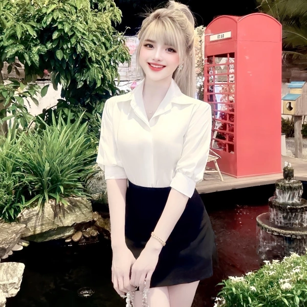 Mặc áo công sở tay lỡ nẹp đôi, ai cũng bỏ qua chi tiết ẩn nút cho đến khi cần tháo nhanh - Ảnh 3