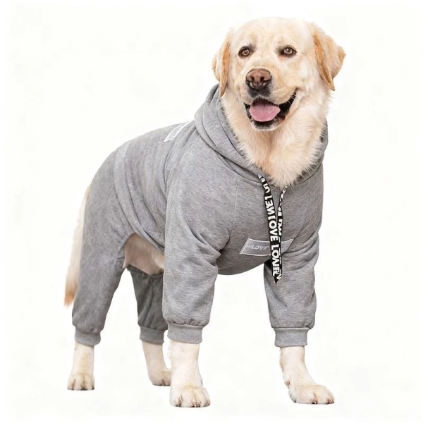 Mặc áo hoodie thoáng khí cho chó lớn mà vẫn bị rụng lông: nguyên nhân chất liệu và cách lựa chọn - Ảnh 3 Mặc áo hoodie thoáng khí cho chó lớn mà vẫn bị rụng lông: nguyên nhân chất liệu và cách lựa chọn - Ảnh 3
