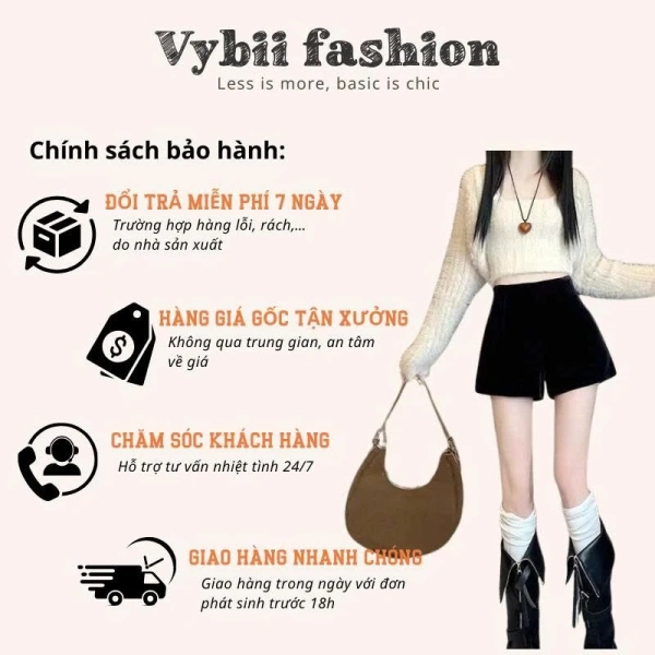 Quần ngắn nhung cạp cao không chỉ đáp ứng nhu cầu thẩm mỹ mà còn giải quyết những vấn đề thường gặp khi tham dự các sự kiện kéo dài nhiều giờ. (Ảnh 2)