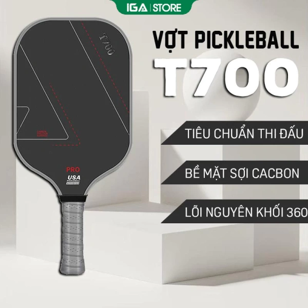 Mặt nhám bám bóng của vợt pickleball carbon khiến cảm giác kiểm soát thay đổi khi chơi liên tục. - Ảnh 1 Mặt nhám bám bóng của vợt pickleball carbon khiến cảm giác kiểm soát thay đổi khi chơi liên tục. - Ảnh 1