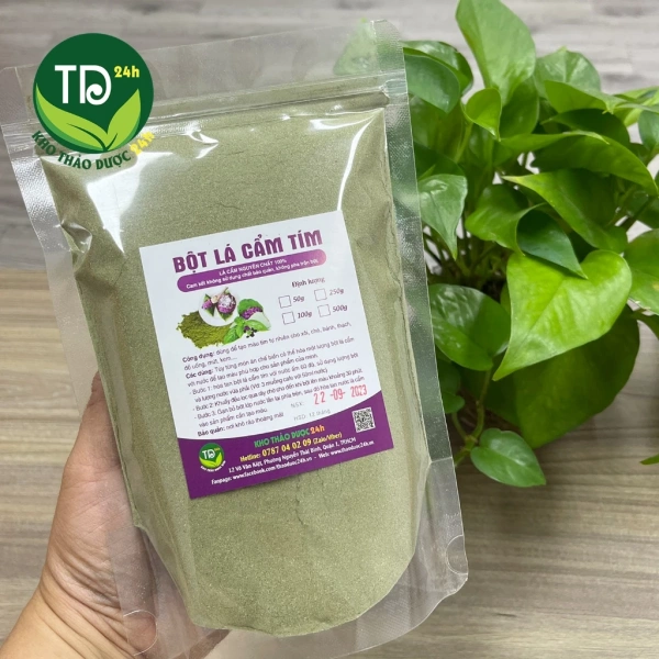 Vì bột lá cẩm được làm 100% từ lá cây và không chứa phụ gia, khả năng gây dị ứng rất thấp. (Ảnh 5)