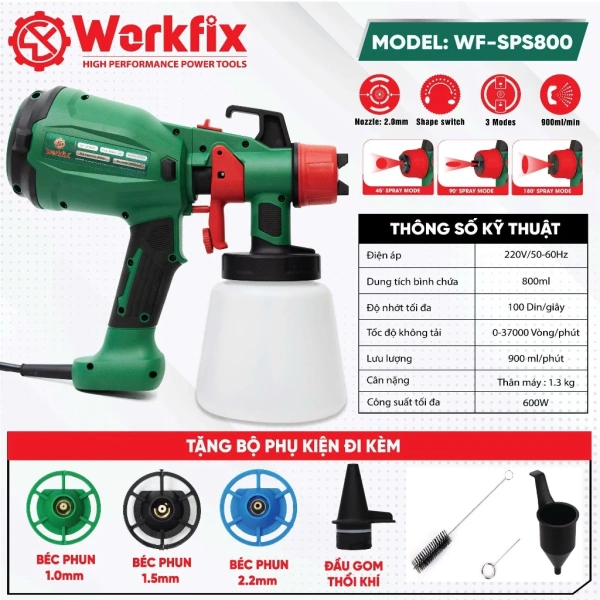 Máy phun sơn điện công suất 600W, dung tích 800ml: Chi tiết nhỏ mà hầu hết người dùng không để ý đến - Ảnh 2
