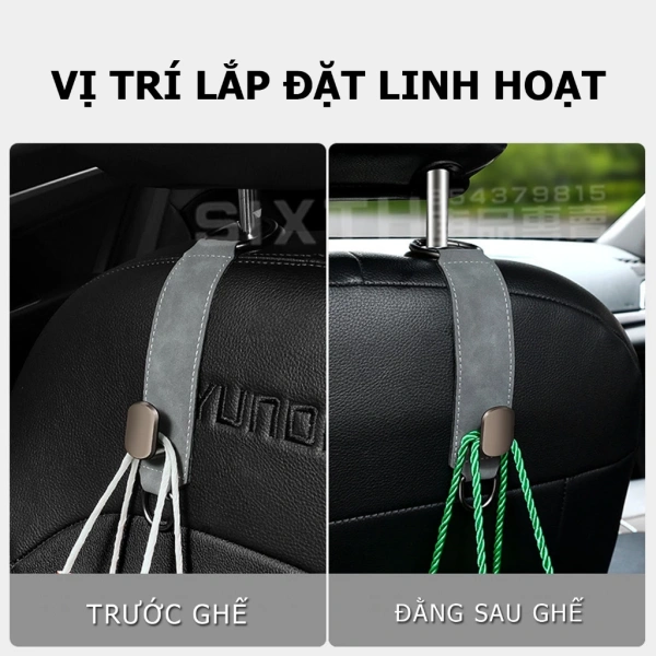 Đa phần các móc được gắn vào khung ghế kim loại, không cản trở khu vực bảo hiểm (airbag) nằm phía dưới lớp vải bọc. (Ảnh 5)
