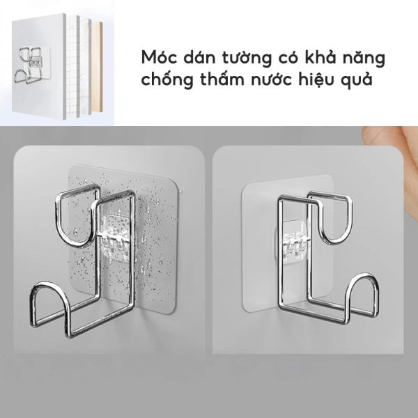 Sử dụng bút chì hoặc băng dính trắng để vẽ dấu nơi muốn dán móc. (Ảnh 4)
