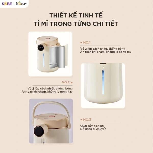 Trong những buổi sáng gấp gáp của tôi, bình thủy điện Bear EWB 3L đã chứng minh được sự tiện lợi của công nghệ cảm ứng. (Ảnh 5) Trong những buổi sáng gấp gáp của tôi, bình thủy điện Bear EWB 3L đã chứng minh được sự tiện lợi của công nghệ cảm ứng. (Ảnh 5)