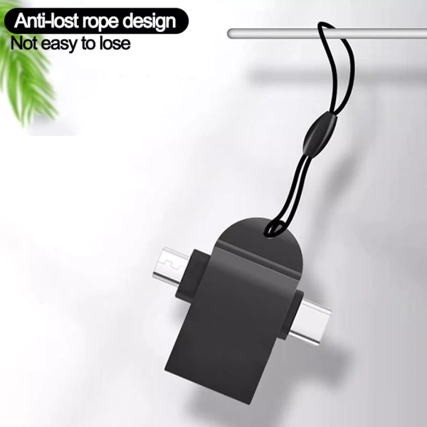 Một trong những điểm mạnh của cổng chuyển đổi USB sang Type‑C đa năng là khả năng tương thích với cả giao diện micro‑USB và Type‑C. (Ảnh 3)