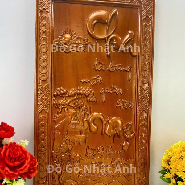 Khi các yếu tố này được sắp xếp hài hòa, sự yên bình do tranh gỗ mang lại không chỉ dừng lại ở mắt nhìn, mà còn lan rộng tới các giác quan còn lại, làm cho môi trường sống của bạn thực sự “thở” và thư giãn hơn. (Ảnh 5) Khi các yếu tố này được sắp xếp hài hòa, sự yên bình do tranh gỗ mang lại không chỉ dừng lại ở mắt nhìn, mà còn lan rộng tới các giác quan còn lại, làm cho môi trường sống của bạn thực sự “thở” và thư giãn hơn. (Ảnh 5)