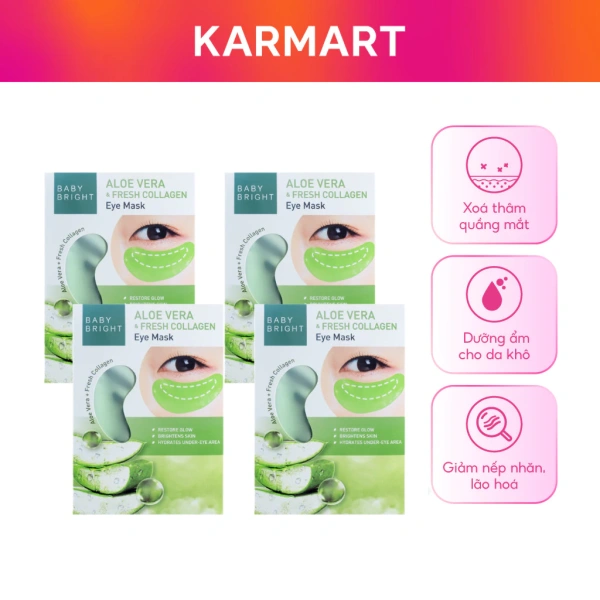Một tuần dùng mặt nạ dưỡng mắt aloe vera và collagen mang lại cảm giác mát nhẹ, nhưng giảm thâm quầng không như mong đợi - Ảnh 1