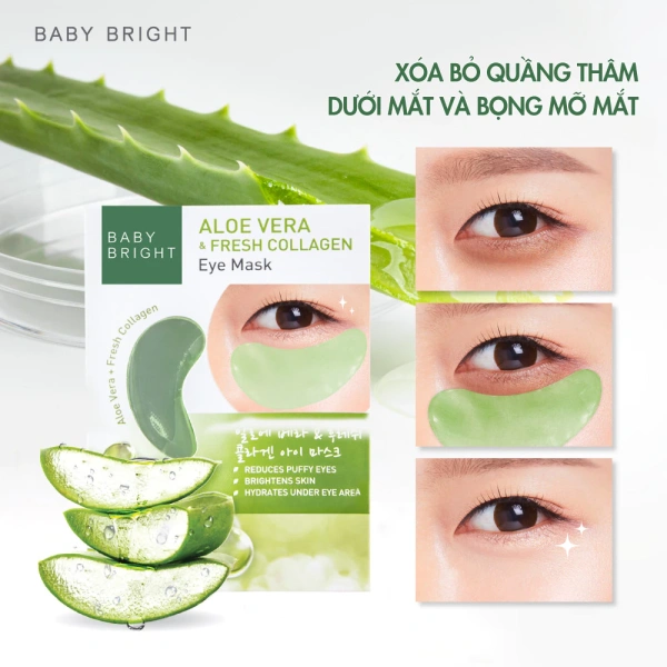 Mặt nạ Combo 4 Mặt Nạ Baby Bright Aloe Vera & Fresh Collagen hiện được bán với mức giá 96,000 VND, đang được giảm còn 80,000 VND. (Ảnh 5)