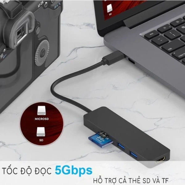 Một tuần trải nghiệm hub USB‑C 4 trong 1, cổng HDMI 4K và sạc 100W bất ngờ làm chậm khởi động laptop - Ảnh 5