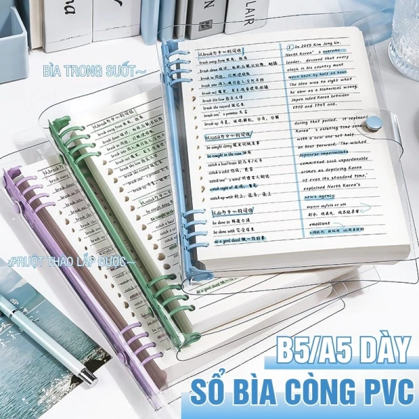 Mùa thi kết thúc, mới hiểu bìa nhựa trong suốt bảo vệ 120 trang kẻ ngang dài lâu hơn dự đoán - Ảnh 2 Mùa thi kết thúc, mới hiểu bìa nhựa trong suốt bảo vệ 120 trang kẻ ngang dài lâu hơn dự đoán - Ảnh 2
